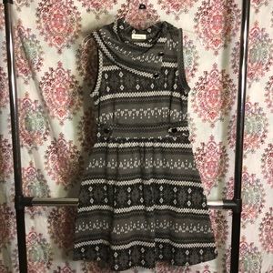 ModCloth fair isle Coach Tour dress, size large